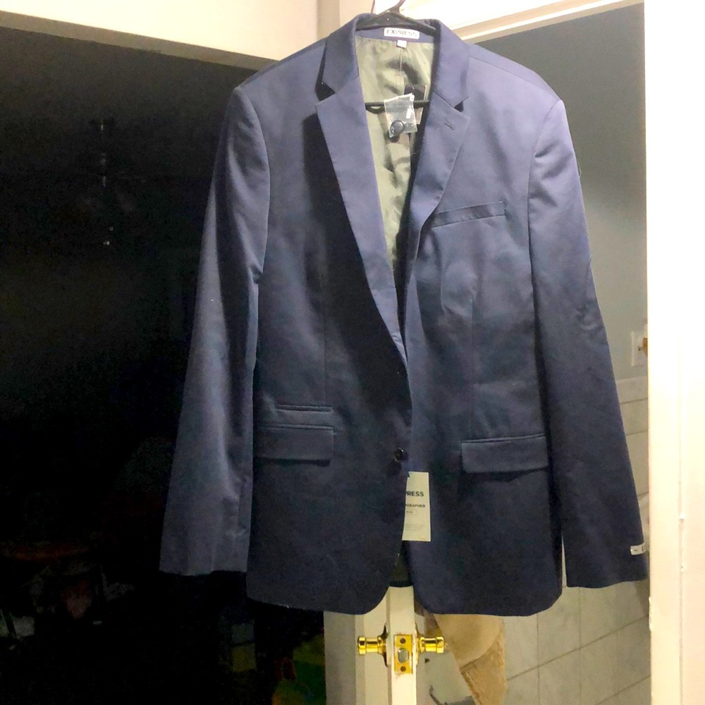 Men’s navy blue blazer 42L Never Worn